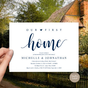 Our new home, Housewarming party invitation cards