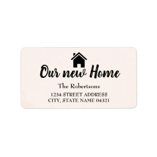 Our New Home Label