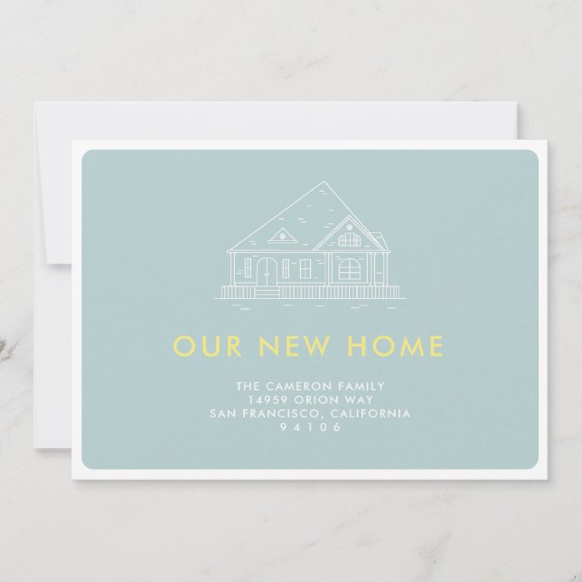 Our New Home Moving Announcemet Invitation (Front)