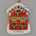 "Our New Home" Personalised Clay Dough Ornament