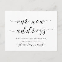Our New House Address, Moving Announcement
