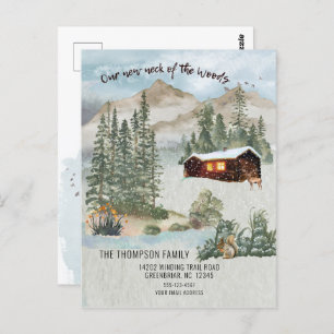 Our New Neck of the Woods Mountains Moving    Postcard