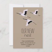 Our New Nest Bird Flying Kraft Moving Announcement