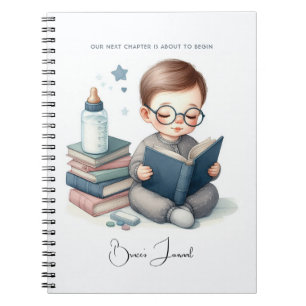 Our Next Chapter Book-Themed Baby Shower Notebook