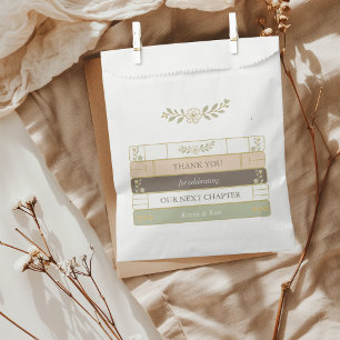 Our Next Chapter Stacked Books Baby Shower Favour Bags