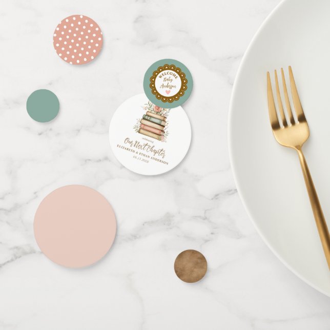 Our Next Chapter Storybook Baby Shower Party Confetti (Group)