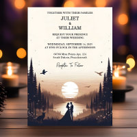 Our Night Sunset Stars Moon Cloud Twilight Wedding