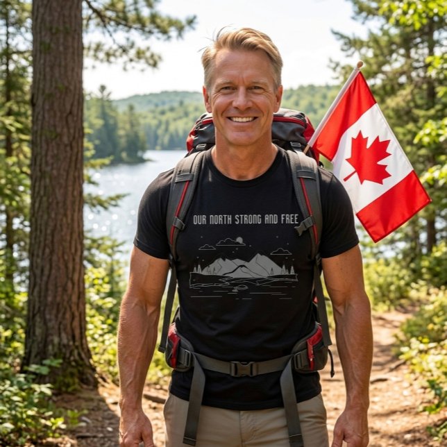 Our North Strong And Free. T-Shirt (Creator Uploaded)