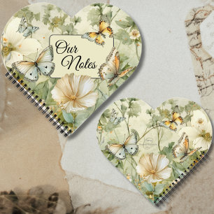 Our Notes Cottagecore Wildflowers and Butterflies Notebook