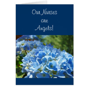 Our Nurses are Angels! cards Nurses Week Floral