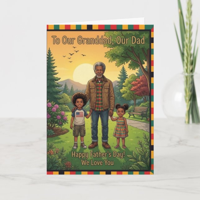 Our Papa's Love Father's Day Card (Front)