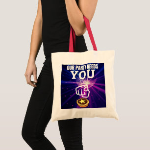 Our Party Need You - Mince Pies Tote Bag