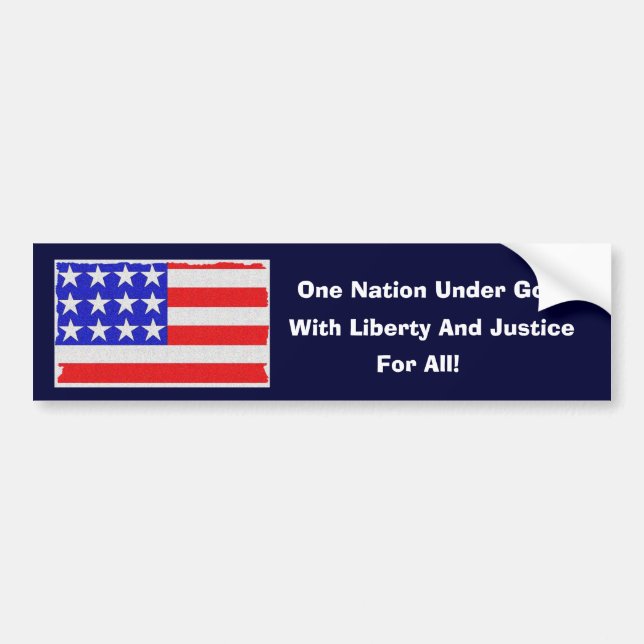 Our Pledge Bumper Sticker (Front)