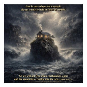 Our refuge & strength poster