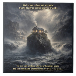 Our refuge & strength tile