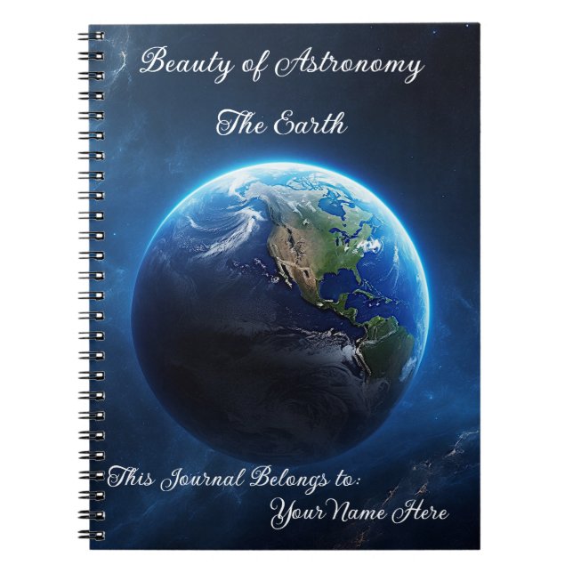 Our Sapphire Home in Space Notebook (Front)
