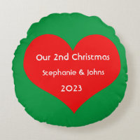 Our Second Christmas Together Cute Red Heart 2023