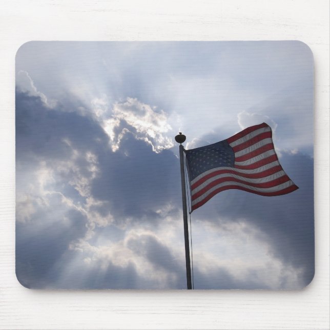 Our Shining Flag Mouse Pad (Front)
