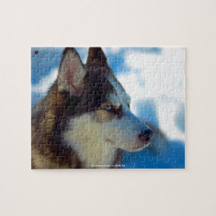 Our Siberian Huskey Our Family Pet Jigsaw Puzzle