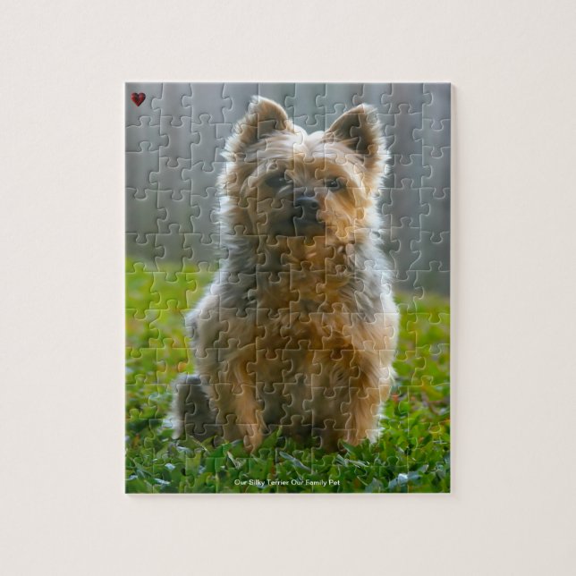 Our Silky Terrier Our Family Pet Jigsaw Puzzle (Vertical)
