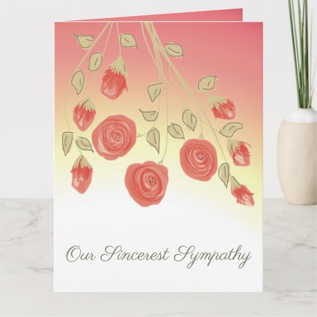 Our Sincerest Sympathy Card (Front)