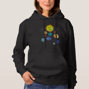 Our Solar System planet Science Education Space bo Hoodie