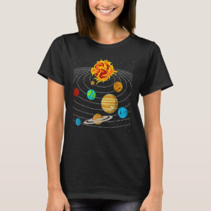 Our Solar System planet Science Education Space bo T-Shirt