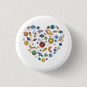 Our Solar System planet, Science Education Space k 3 Cm Round Badge