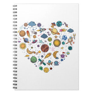 Our Solar System planet, Science Education Space k Notebook