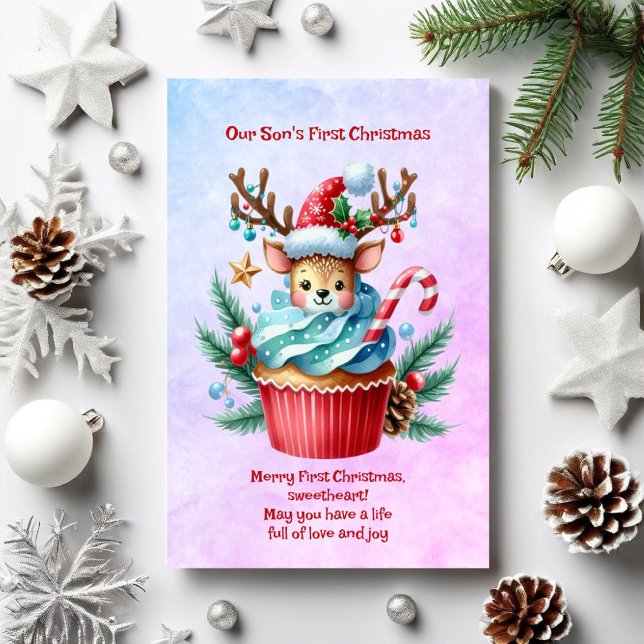 Our Son's First Christmas Holiday Card (Creator Uploaded)