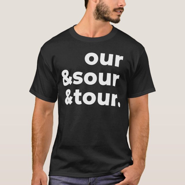 Our & Sour & Tour Sound It Out English Lessons T-Shirt (Front)