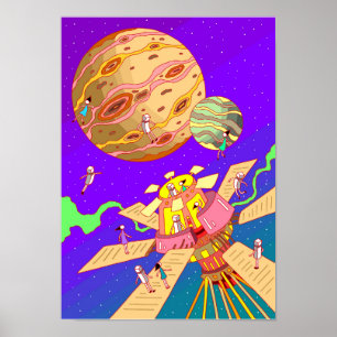 Our Space Station. Poster