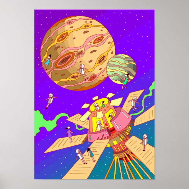 Our Space Station. Poster (Front)