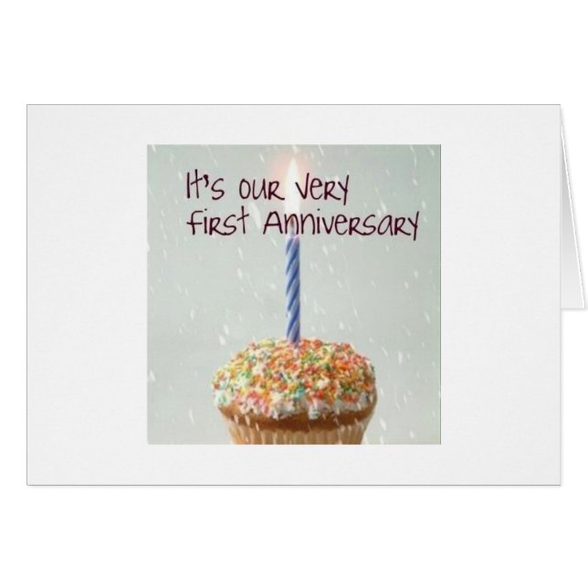 OUR SPECIAL DAY CELEBRATING "ONE YEAR" TOGETHER (Front Horizontal)