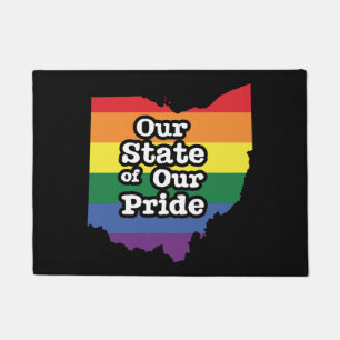 Our State of Our Pride   Ohio Doormat