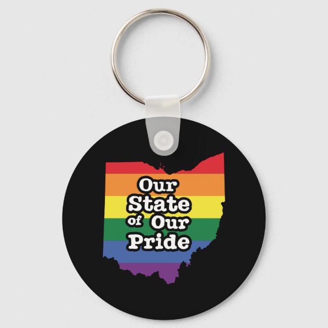 Our State of Our Pride | Ohio Key Ring (Front)