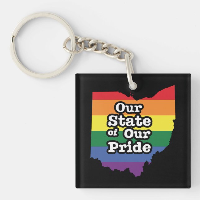 Our State of Our Pride | Ohio Key Ring (Front)