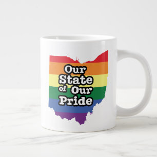 Our State of Our Pride Ohio Large Coffee Mug