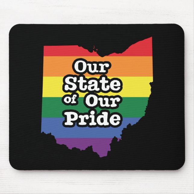 Our State of Our Pride | Ohio Mouse Pad (Front)