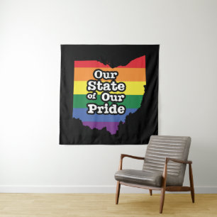 Our State of Our Pride Ohio Tapestry