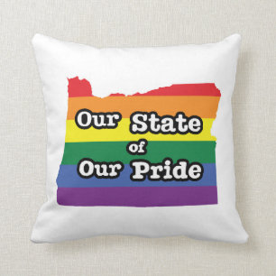 Our State of Our Pride   Oregon Cushion