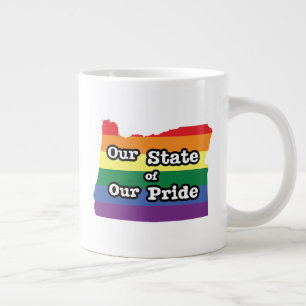 Our State of Our Pride   Oregon Large Coffee Mug