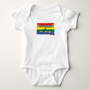 Our State of Our Pride South Dakota Baby Bodysuit