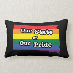 Our State of Our Pride South Dakota Lumbar Cushion