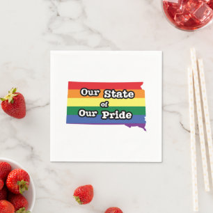 Our State of Our Pride   South Dakota Napkin