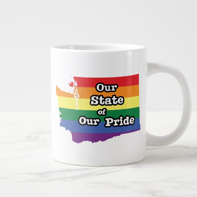 Our State of Our Pride | Washington Large Coffee Mug (Right)