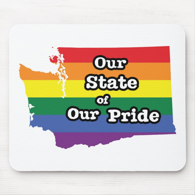 Our State of Our Pride | Washington Mouse Pad (Front)