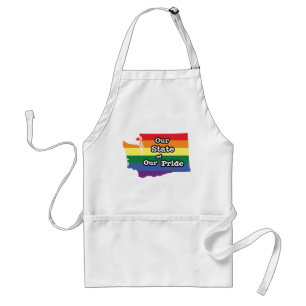 Our State of Our Pride   Washington Standard Apron