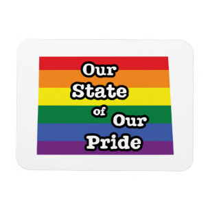 Our State of Our Pride Wyoming Magnet