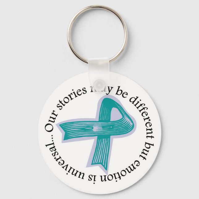 Our stories may be different Keychain (Front)